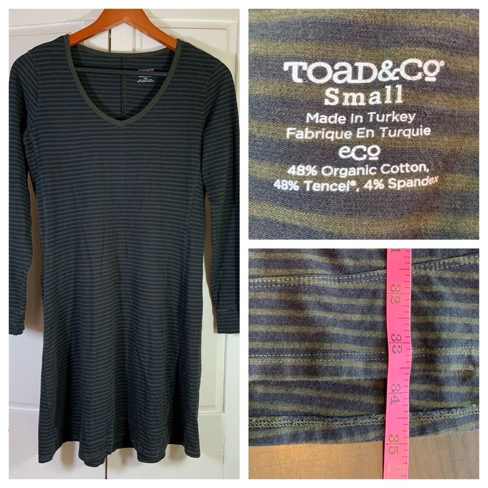 Toad Co Athleisure Dress Womens Small Organic Gorpcore Yoga Earthy Outdoorsy - Picture 1 of 12